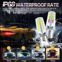 2pcs 1157 BAY15D LED Bulbs For Car, 2835 SMD LED Chips, 12V Super Bright Automotive Tail Brake Turn Signal Lamp, Plug & Play Multi Color Car Light Replacement - 2PCS - View 6
