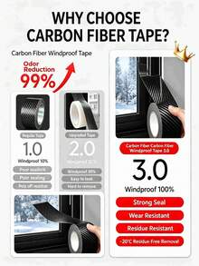 Window Windproof Sealing Tape, No Residue, Waterproof And Windproof For Glass Door And Window Cracks, Winter Special Offer Cold-Proof And Warm-Keeping Film Tape, Plastic Steel Typhoon-Proof And Leak-Proof Sealing Window Tape - Multicolor - View 6