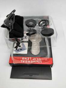 2-In-1 Phone Lens Kit, Compatible With Phone Camera, Includes 0.45x Wide Angle Lens And 12.5x Macro Lens, Compatible With IOS And Android Smartphones, Tablets, Suitable For Summer Vacation, Travel, Creative Photography And Other Scenarios, Ideal Choice For Phone Accessories - A - View 10