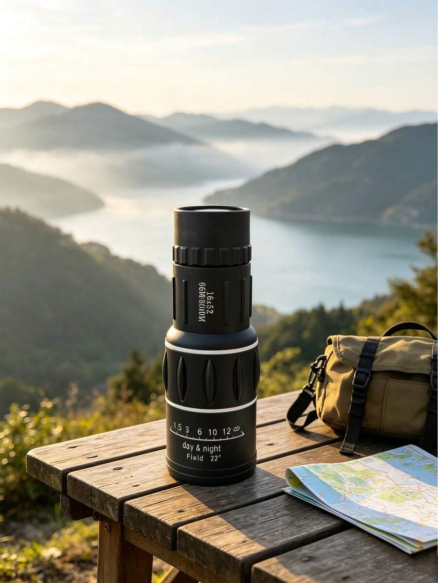 Outdoor Compact Portable Ultra-High Definition Monocular Telescope For Sightseeing And Sports Events, Night Vision Wide-Angle Large Aperture - Multicolor - View 1