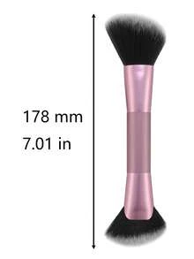 Angled Fan Finishing Brush Is A Dual-Sided, Multi-Use Makeup Brush That Is Designed To Blend Products For A Seamless Finish. - Multicolor - View 7
