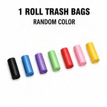 1set Black Push Lid Hanging Car Trash Can, Compact Mini Car Door-Mounted Garbage Bin, Portable Vehicle Waste Basket & Multifunctional Storage Organizer, Easy-Clean Auto Interior Accessory For Front & Rear Door, SUV, Sedan & Truck - Multicolor - View 8
