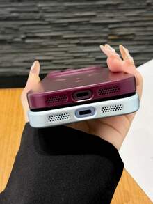 Minimalist Matte Magnetic Phone Case Compatible With Iphone 18 Pro Max 17 Pro Air 16 Plus 15 14 13 12 11, With Wireless Charging And Glass Lens Protector - Cherry Red - View 11