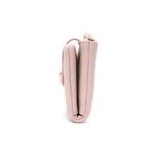 PRETTYZYS Women's Short Wallet, Solid Color, 2026 New Korean Style, Minimalist Fresh, Embroidered Heart Design, Foldable Zipper, Multi-Functional Card Holder, Student Coin Purse, Handheld Wallet, Daily Use, Christmas Gift, Back To School Season, Valentine's Day Gift, All Season - Pink - View 7