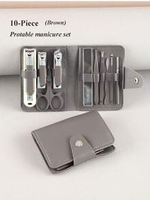 3pcs Manicure & Pedicure Set, Portable & Compact, New Nail Clippers & Beauty Scissors, Nail Care Beauty Tool Kit, Suitable For Home & Outdoor Use, Unisex - Multicolor - View 9