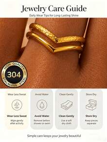 ZCNC 2026 New Women's 304 Gold Twisted Snake Open Ring, Fully Rhinestone Encrusted Wrap Ring, Hypoallergenic Anti-Oxidation Personalized Jewelry, Perfect Accessory Gift For Christmas, Winter Holidays And New Year Party - Gold 4 - View 3