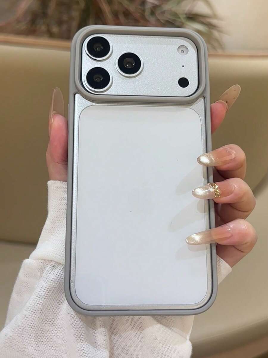 透明灰色邊框手機殼,適用於 iPhone 17 Pro Max/17 Pro/17 Air/17/16 Pro Max/16/16 Pro/16 Plus/11/15/15 Pro/15 Pro Max/12/13/14 Pro Max/12 Pro/12 Pro Max/13 Pro/13 Pro Max/14 Pro/14 Pro Max/14 Plus,抗黃變壓克力材質,新款,適用於 iPhone 18 Pro Max、18 Pro 保護殼 - 灰色 - 查看 1