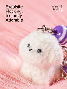 Deli BG516 Cute Plush Pendant Backpack Phone Charm - Multicolor - View 3