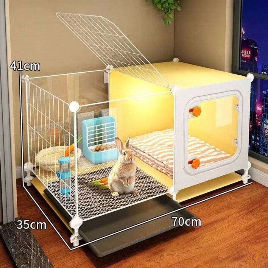 Encrypted Rabbit Cages, Large Indoor Cleaning Trays For Home Use, Special Nests For Dutch Pigs, Guinea Pig Cages - multicolor - View 1