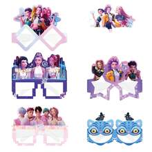 Hasbro 12 buah Kacamata Kertas Pesta Penyihir, Topeng Kertas, Perlengkapan Foto, Aksesoris Kostum, Dekorasi Pesta - Beraneka warna - View 7