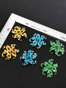 17*18mm 3D飛魚吊墜孔尾，高品質醋酸纖維手工DIY吊墜樹脂流蘇配件 - 彩色 - 查看 9