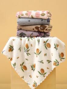 20pcs&5pcs Random Mixed Colors Towel Cloth - 30x30cm, Soft & Absorbent - Perfect For Bath, Face, Hands, Kitchen, Spa - Multicolor - View 4
