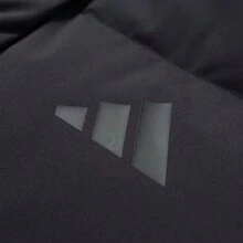 adidas 女款拉鍊防風保暖防潑水羽絨背心 黑色 - 黑色 - 查看 4