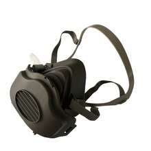 1 Industrial Paint Spray Respirator Work Protection Dust Half Mask Rubber Reusable Respirator With KN95 Filter (Non-Medical) - A - View 1