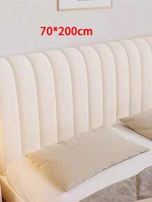 Sprei Kepala Ranjang Motif Heksagonal, Garis Vertikal Putih, Bahan Tebal, Desain Warna Polos, Anti Debu, Dapat Digunakan Sepanjang Musim, Bagian Belakang Elastis, Dapat Dilepas, Mudah Dibersihkan, Bahan Lembut dan Ramah Kulit - Berwarna merah muda - View 12
