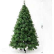 Christmas Tree 120,150,180 210cm  Artificial Christmas Tree Large Artificial Christmas Tree With Sturdy Structure And  Realistic Fully Covered Branches Pre-Installed Decorations  Christmas Tree, Easy To Decorate. Perfect For Living Rooms, Backyards - Green - View 15