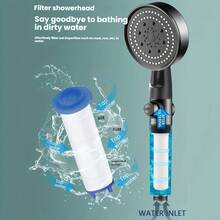 1PC Adjustable Showerhead Set With Spray Mode, Single-Touch Pause,Handheld Shower, For Shower Use For Shower Use Solely For Shower Use Solely - Multicolor - View 3