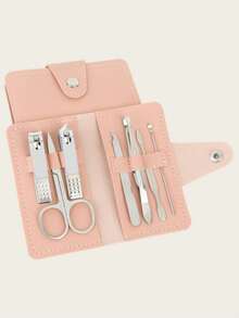 Manicure & Pedicure Set, 7-Piece Compact Portable Set, New Nail Clippers & Beauty Scissors, Nail Care Tools Set, Suitable For Home And Outdoor Use, Unisex - Multicolor - View 4
