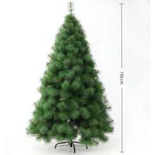 Christmas Tree 120,150,180 210cm  Artificial Christmas Tree Large Artificial Christmas Tree With Sturdy Structure And  Realistic Fully Covered Branches Pre-Installed Decorations  Christmas Tree, Easy To Decorate. Perfect For Living Rooms, Backyards - Green - View 14