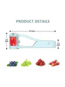 4-In-1 Fruit Slicer Set: Grape Cutter, Tomato Slicer, Grape Slicer, Quartering Tool, Cherry Salad Chopper - Small Kitchen Tools For Quickly Slicing Fruits, Fruit Slicer, Strawberry Slicer - Kitchen Gadgets For Slicing And Separating Fruits, Salads, - Multicolor - View 9