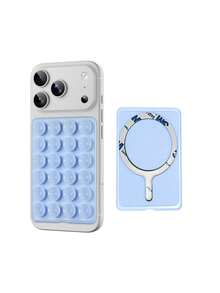 24pcs Square Non-Slip Strong Suction Cup Phone Holder MagSafe Magnetic Silicone Suction Cup Compatible With IPhone 12/13/14/15 And All Phones With MagSafe Cases - Multicolor - View 19