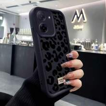 Delicate Gold Scattered Mini Dots Customizable Custom Handwritten Name Phone Case, Personalized Elegant Script Text Women Daily Fashion Gift Anti Drop Matte Phone Shell Compatible With Iphone Series Galaxy - White - View 5