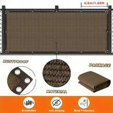 1pc Outdoor Wall-Mounted Privacy Screen, Garden Windproof Sunshade & Light Blocking Fence, Garden Decor - 1 Outdoor Barrier - View 12