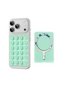 24pcs Square Non-Slip Strong Suction Cup Phone Holder MagSafe Magnetic Silicone Suction Cup Compatible With IPhone 12/13/14/15 And All Phones With MagSafe Cases - Multicolor - View 17
