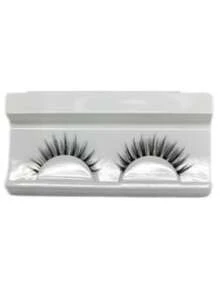 20mm Russian Strip Lashes, Wet Look, Grafted Look, Spiky Lash Extensions Manga Lashes, Natural Soft Fluffy Mink Lashes 3D False Eyelashes Russian Volume Lashes False - Black - View 10