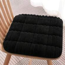 1pc Plush Seat Cushion, Breathable Non-Slip Chair Pad, Office Long-Sitting Hip Protection Cushion - Plush Seat Cushion - View 5