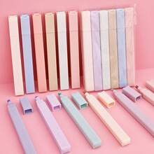 Set Of 12 Soft-Tip Markers In Morandi Colors; High-Capacity And Leak-Proof; Multi-Purpose And Suitable For Note-Taking, Journaling, Doodling, And Painting; Ideal For Students, Teachers, And Office Workers; A Back-To-School Essential. - A - View 10
