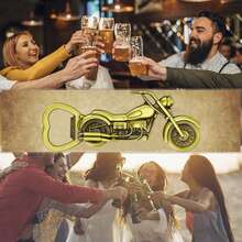 1 buah Pembuka Botol Motor Vintage - Desain Logam yang Rumit, Sempurna untuk Bir dan Anggur, Hadiah Ideal untuk Penggemar Motor, Perlengkapan Bar Rumahan, Hadiah Natal - View 9
