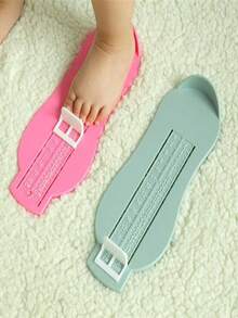 1pc Foot Measuring Ruler Foot Length Measurement Tool 0-20cm Scale Random Color - Multicolor - View 2