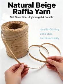 Paper Straw Woven Rope, DIY Knitting Yarn, Suitable For Knitting Hats, Bags, Gift Bouquet Packaging Decoration Craft Rope - Multiple Styles - View 10