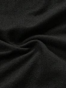 QUNGIGU Elegant Women Square Neck Maxi Dress Long Sleeve Cinched Waist Flared Hem For Fall Winter Going Out Dating Daily Wear - Black - View 9