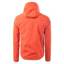 Hitec Hi-Tec Mens Toman Hooded Jacket - Rooibos Tea/Fired Brick - View 2