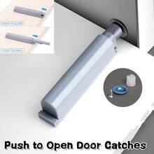 Bộ 8 chốt nam châm nhấn mở cho cửa tủ, chốt nhấn đóng cho cửa ẩn, nhấn để mở và đẩy ra - nhiều màu - Xem 2