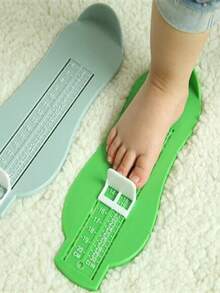 1pc Foot Measuring Ruler Foot Length Measurement Tool 0-20cm Scale Random Color - Multicolor - View 1