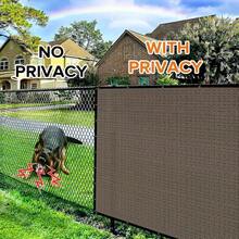 1pc Outdoor Wall-Mounted Privacy Screen, Garden Windproof Sunshade & Light Blocking Fence, Garden Decor - 1 Outdoor Barrier - View 5