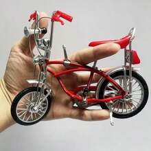 1:8 Scale Alloy Die-Cast Mountain Bike Mini Model, Full Suspension Version, Collectible Desktop Decor, Exclusive Gift For Bicycle Enthusiasts - Multicolor - View 4