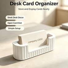 1pc 3D Printed Business Card Holder, Practical Desktop Business Card Holder, Suitable For Home And Office Spaces, Keeps Business Cards Neatly Arranged For Quick Access, Perfect For Desktop Display And Daily Office Use, Autumn Office Desk Decor - Multicolor - View 6