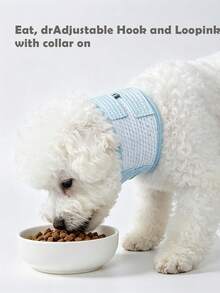 Breathable Pet Neck Protector, Adjustable Dog Neck Collar, Anti-Licking And Biting Neck Sleeve, Cat Protective Collar, Suitable For Post-Surgery Recovery And Wound Protection, Suitable For Walking, Hiking, Camping, Traveling, Park Dog Supplies - Multicolor - View 5