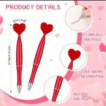 1/5pcs/Set Random Leopard Print Retractable Ballpoint Pens, Multiple Patterns Available, Suitable For Party, Daily Use, Gift, Minimalist Printed Pens, Perfect Valentine's Day Gift For Friends And Family - Multicolor - View 9