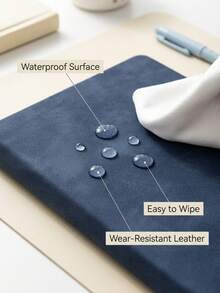 1pc 160-Page Lined Notebook, Soft Waterproof Skin-Like Cover, 80gsm Double-Sided Ink-Resistant Paper, 20 Lines/Page, 9mm Line Spacing, 180° Flat Lay Design, Thick Diary Notebook, Suitable For Meetings, School, Office, Learning, Planning And Daily Writing - Leather-bound Book - View 6