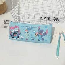Disney Stitch Pencil Case Highly Attractive Large Capacity PU Leather Stationery Box Intergalactic Baby Pencil Pouch - Multicolor - View 6