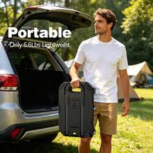 550 Lbs Capacity Hand Cart, 6-Wheel Folding Trolley, Compact And Durable, Suitable For Moving, Shopping, Travel, Stall, With 2 Elastic Ropes For Item Transport - Black - View 7