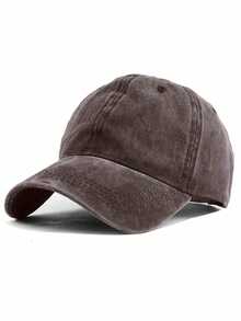 1 Vintage Baseball Cap - Golf Hat - Classic Style - Adjustable - Dad Hat - Classic Style - Solid Color - Unisex, Suitable For Outdoor Activities, Hiking, Camping And Golf. - Multicolor - View 3