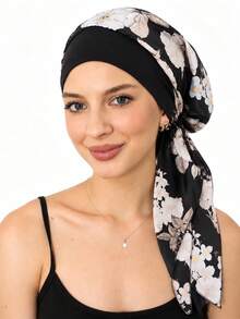 Women's Chemotherapy Headscarf Cancer Patient Headwrap Lightweight Hair Loss Coverage Headscarf - Color - View 3