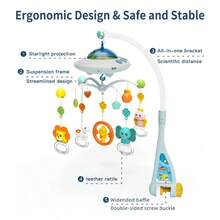 Nursery Wind Chime - Blue - View 7