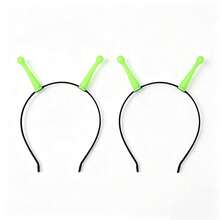 1pc/Set Halloween Costume Prop Glowing Alien Headband, Holiday Atmosphere Prop, Party Glowing Prop - View 14
